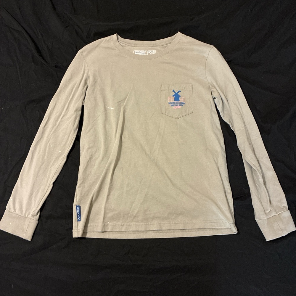 Dutch Bros Long Sleeve Shirt - Tan